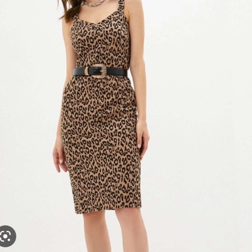 Banana Republic Leopard Cheetah Mod Wives Dress